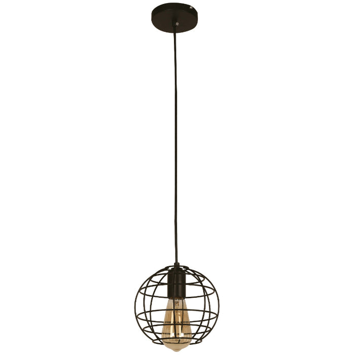 LAMP. TECHO NEGRO 1L E27 60W
