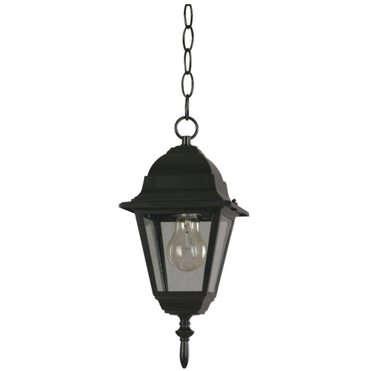 LAMP. EXT. COLGANTE NEGRO 1L E27 100W (CONVERTIBLE)