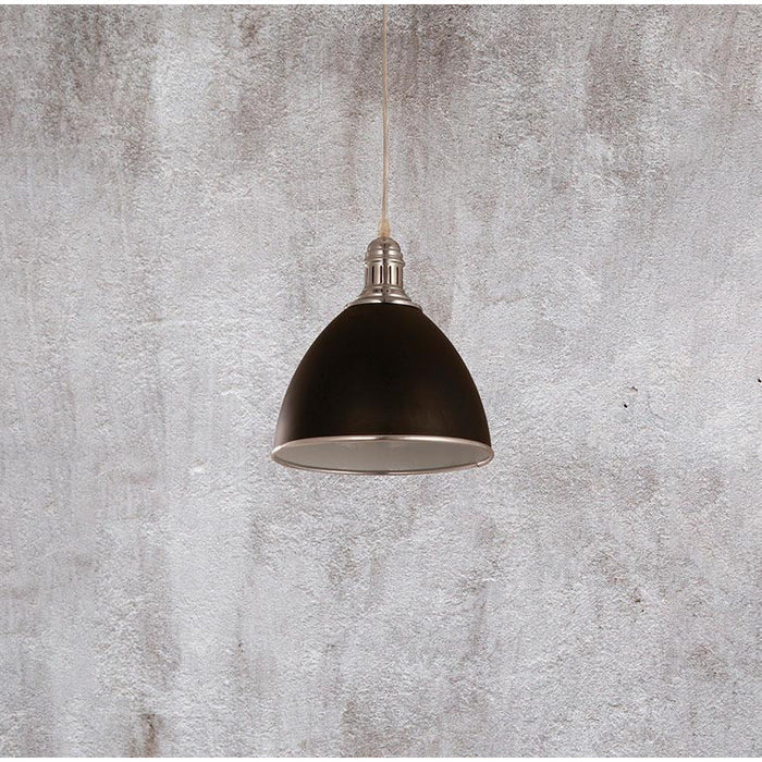 LAMP. COLGANTE NEGRO 1L E27 60W