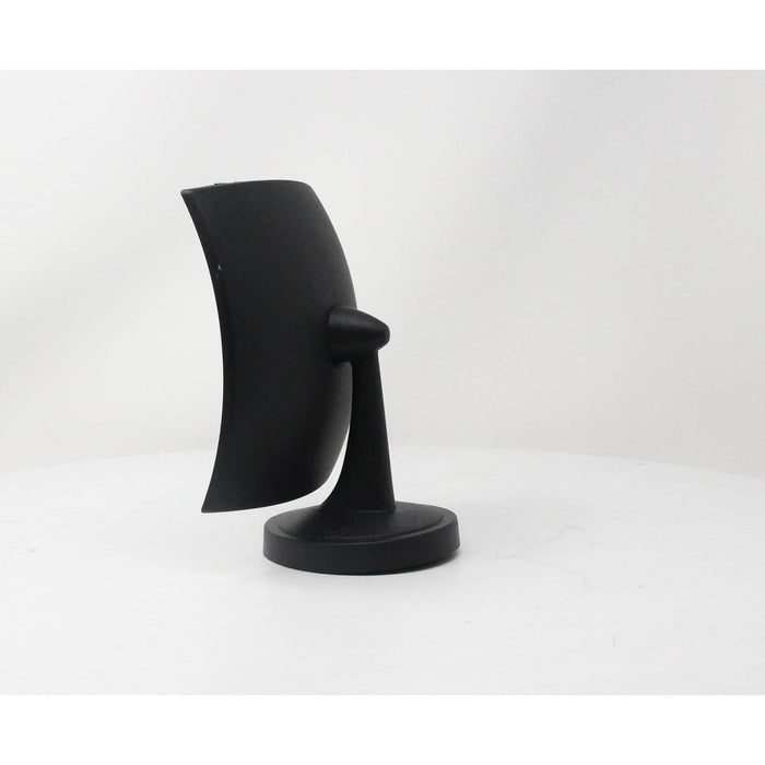 LAMP. LED EXT. PARED NEGRO 1L 8W 85-265V 3000K 2 PIEZAS