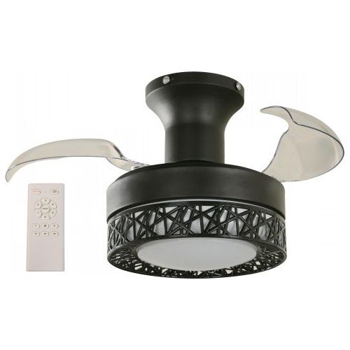 VENTILADOR LED NEGRO DC 20W 3000K 4000K 6500K
