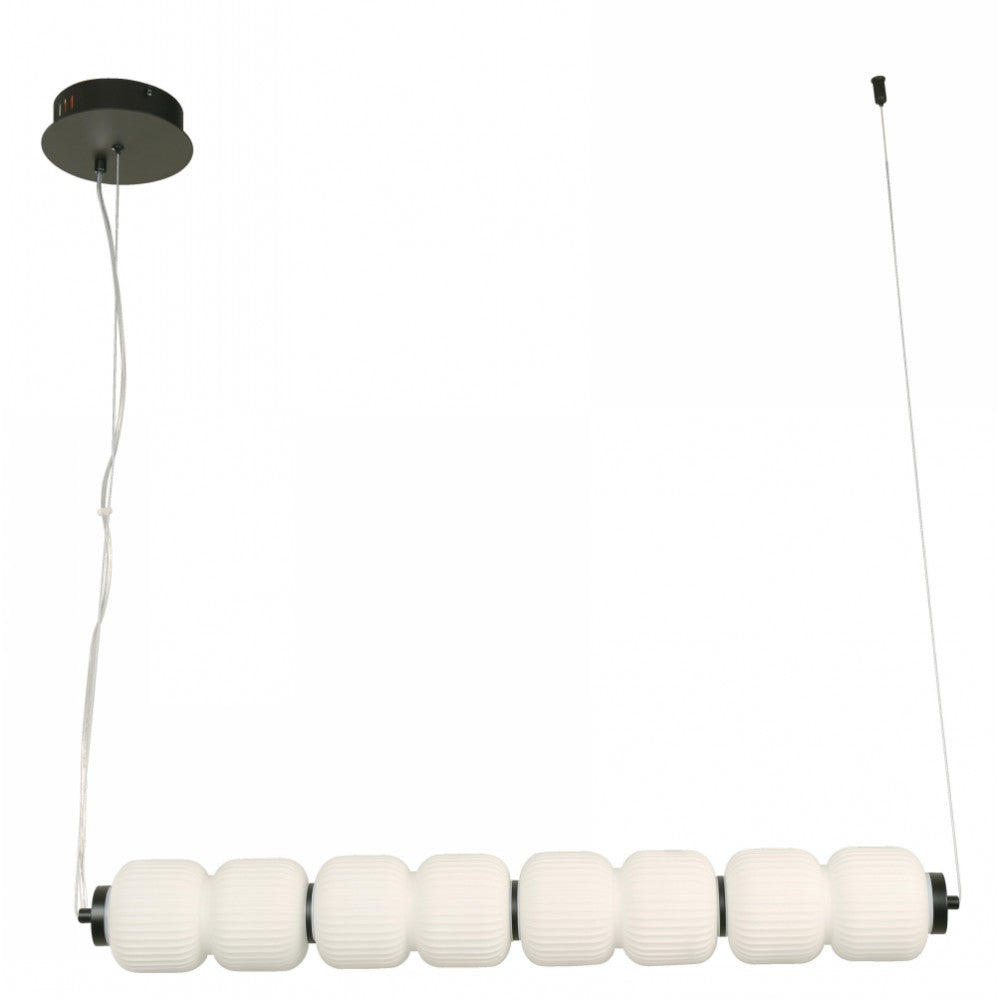 LAMP. LED COLGANTE NEGRO 24W 100-240V 3000K