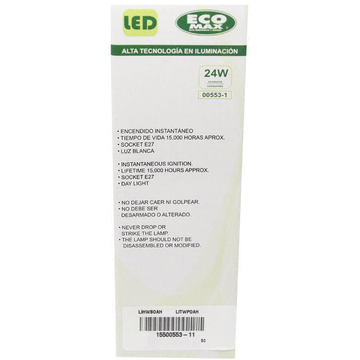 BOMBILLO LED 4U E27 24W 85-265V 6500K