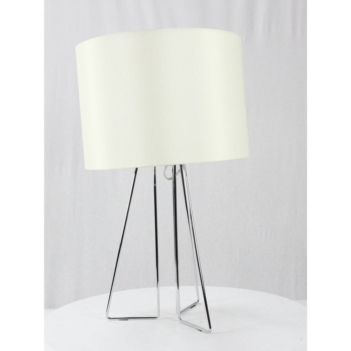 LAMP. MESA CROMO 1L E26 60W