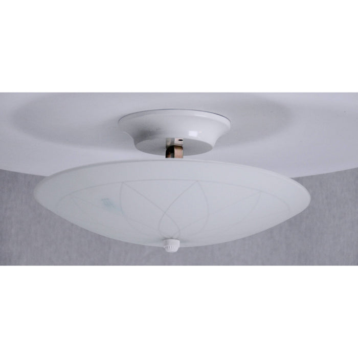 LAMP. TECHO BLANCO 2L E27 60W