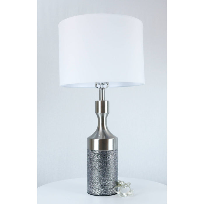 LAMP. MESA PLATEADO 1L E27 100W