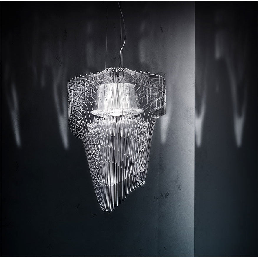 LAMP. LED COLGANTE ARIA TRANSPARENTE 76W 220-240V 2700K