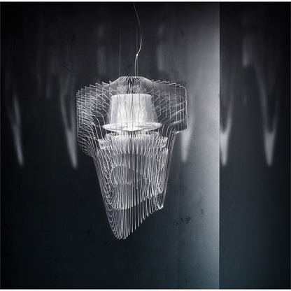 LAMP. LED COLGANTE ARIA TRANSPARENTE 76W 220-240V 2700K