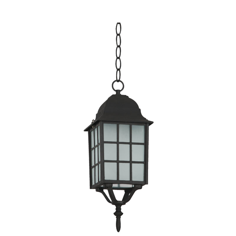 LAMP. EXT. COLGANTE NEGRO 1L E27 100W (CONVERTIBLE)