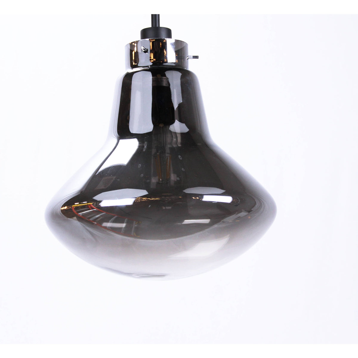 LAMP. COLGANTE NEGRO 1L E27 60W (BOMBILLO INCLUIDO)