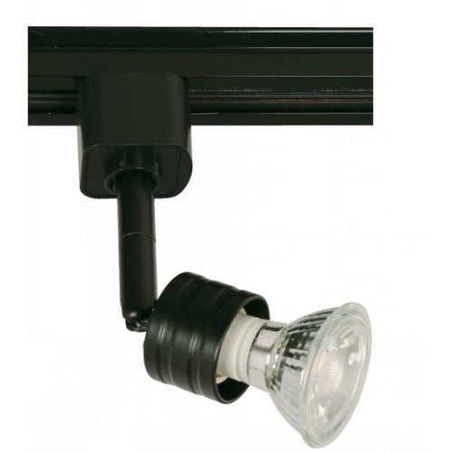 LAMP. TECHO RIEL NEGRO 1L GU10 50W