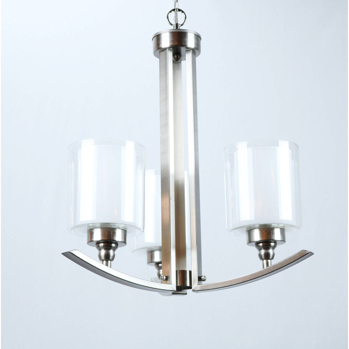 Lámpara Colgante Níquel Satinado 3L E27 40W