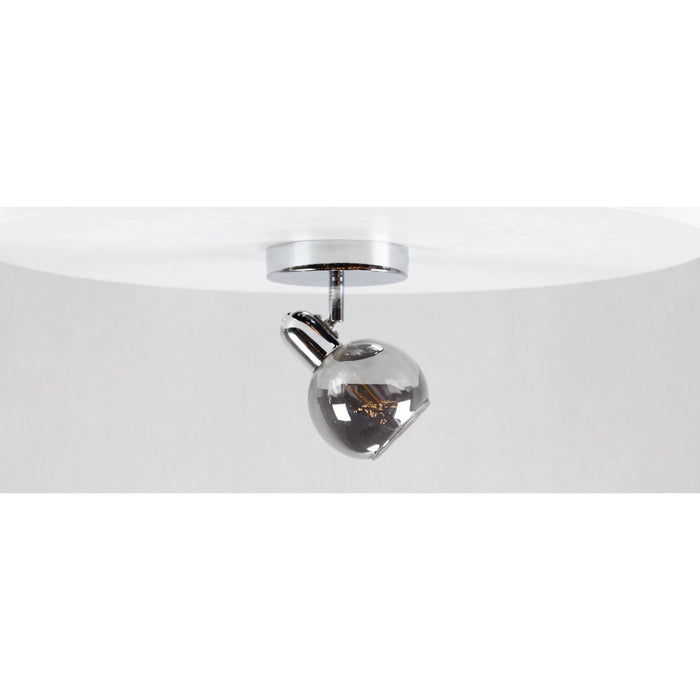 LAMP. TECHO REFLECTORA CROMO 1L E14 40W