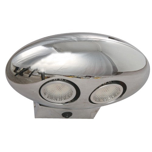 LAMP. LED PARED CROMO GU10 2.6W 100-240V 3000K (B/I)