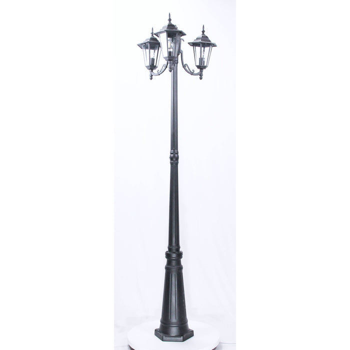 LAMP. EXT. POSTE ORO ANTIGUO 3L E27 100W