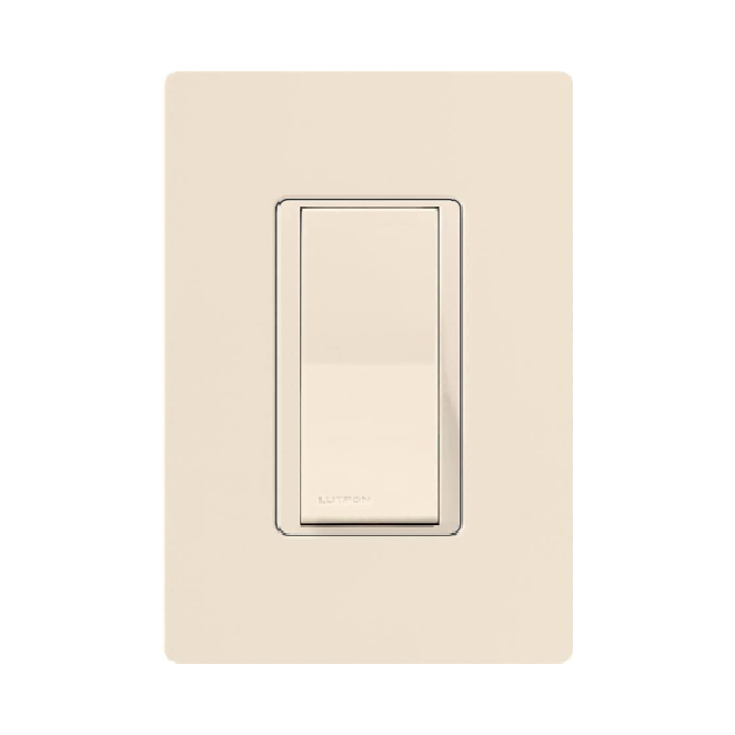 INTERRUPTOR LUTRON 15A 3 VÍAS ALMENDRA CLARO