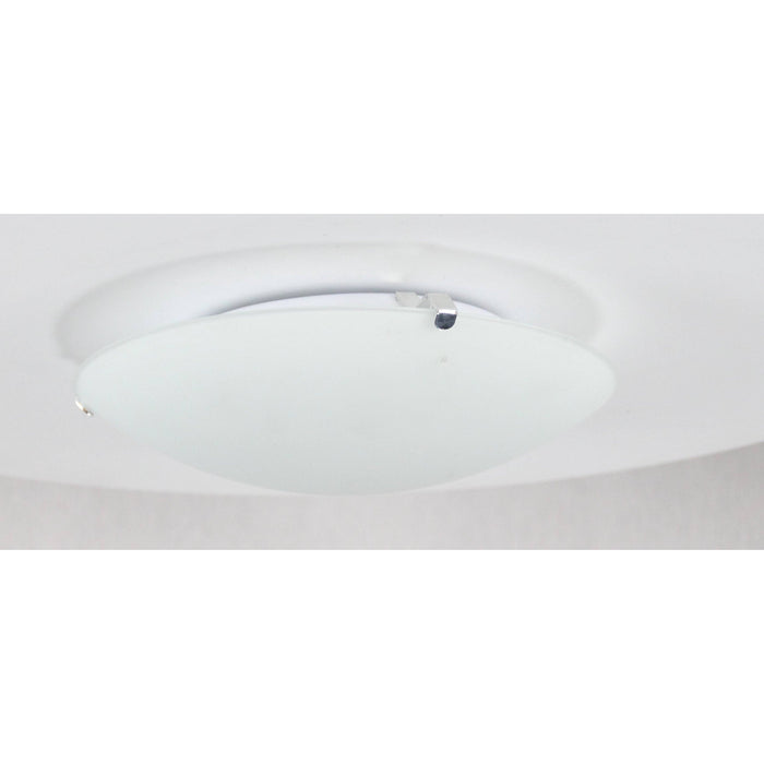 LAMP. TECHO CROMO 1L E27 60W (2 PIEZAS)