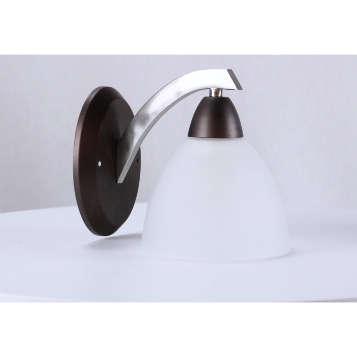 LAMP. PARED NÍQUEL SATINADO 1L E27 60W