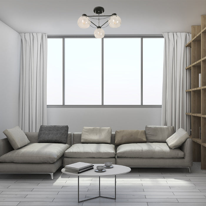 LAMP. TECHO NEGRO 3L E27 40W