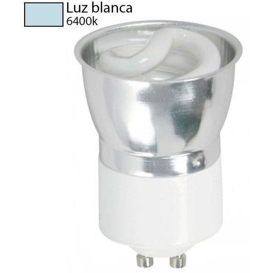 BOMBILLO CFL GU10 7W 6400K
