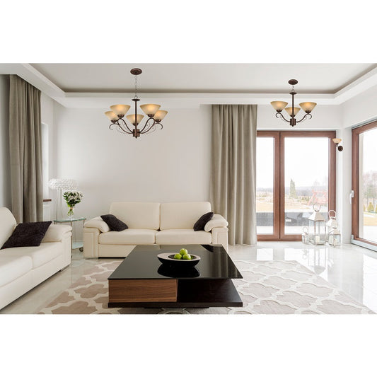 LAMP. COMBO TECHO Y PARED CHOCOLATE E27 60W