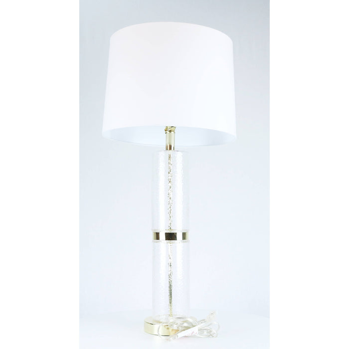 LAMP. MESA BRONCE PULIDO 1L E27 100W