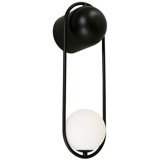 LÁMPARA DE PARED NEGRO 1L G9 5W