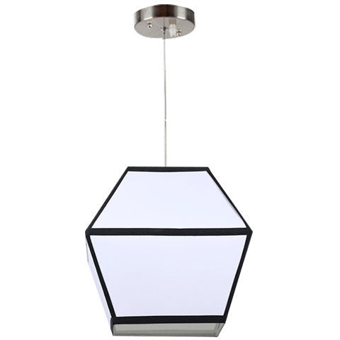LAMP. COLGANTE CROMO 1L E27 60W