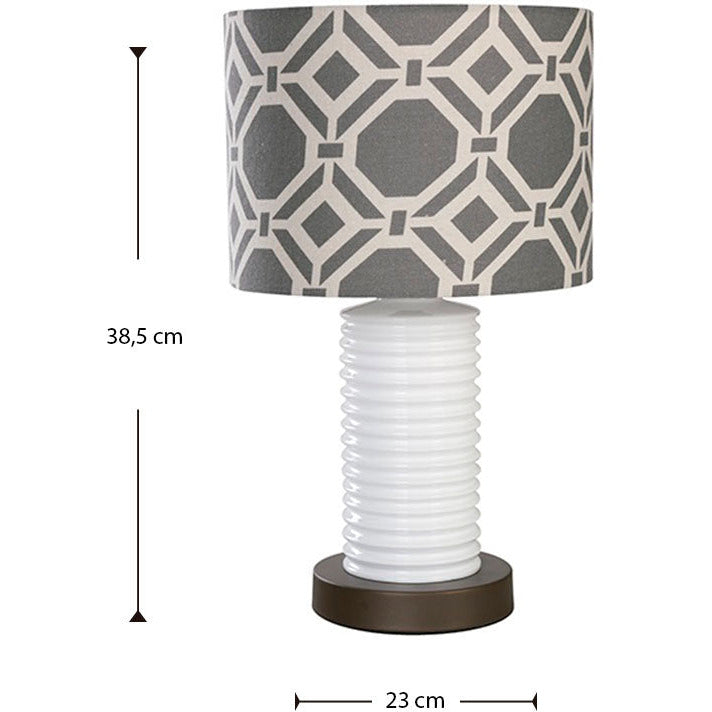 LAMP. MESA BLANCO 1L E27 40W