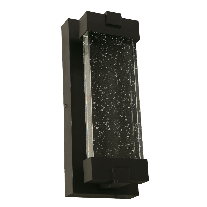 LAMP. LED EXT. PARED NEGRO  11W 110-240V 4000K