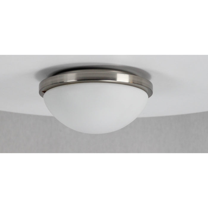 LAMP. TECHO NÍQUEL SATINADO 1L E27 60W