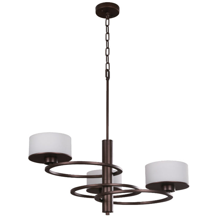 Lámpara Colgante Bronce 3L E27 60W