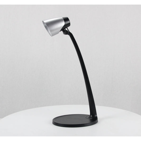 LAMP. LED ESCRITORIO NEGRO Y PLATEADO 1L 3W 100-240V 6500K