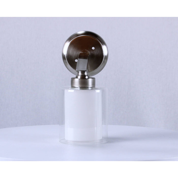 LAMP. PARED NÍQUEL SATINADO 1L E27 40W