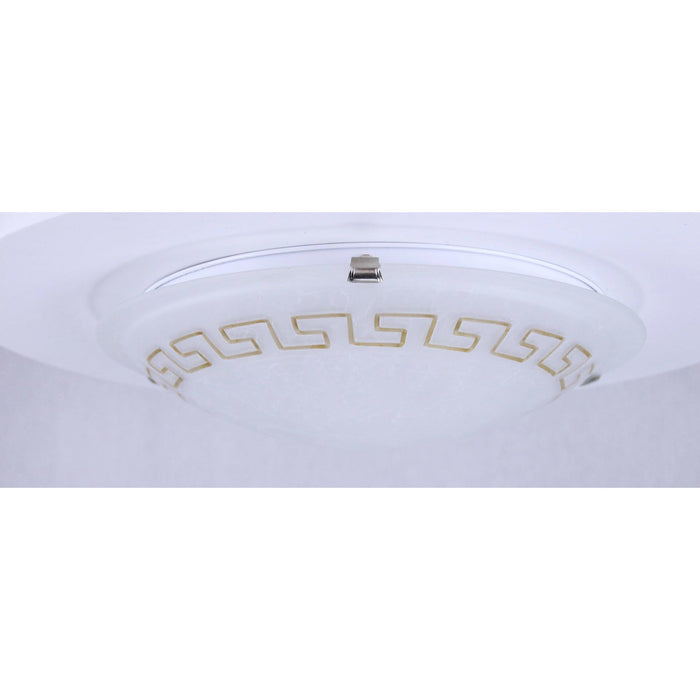 LAMP. TECHO NIQUEL SATINADO 1L E27 60W (N/B)