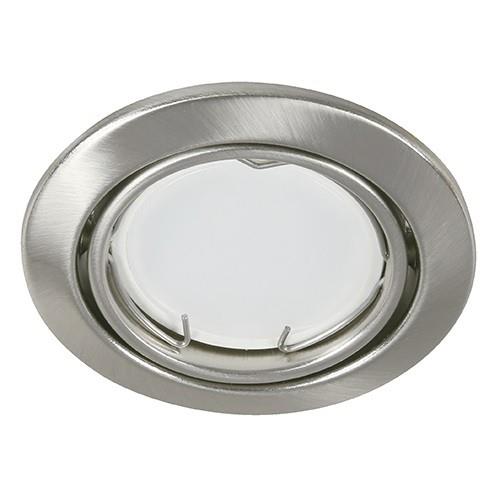 LAMP. TECHO NIQUEL SATINADO 1L GU10 3W 3000K (I/B LED 3W 3000K)