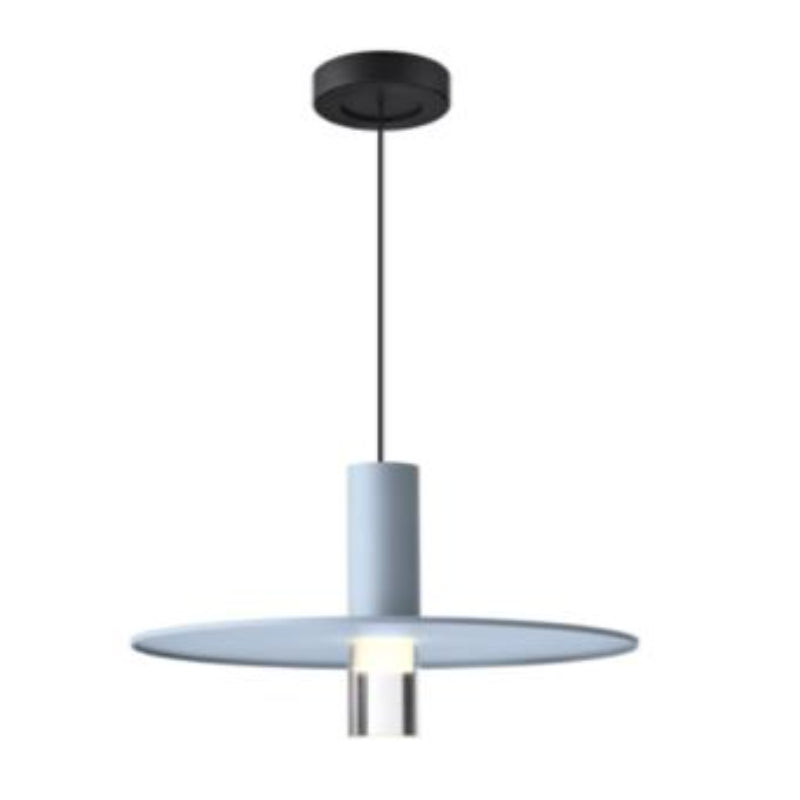 LAMP. LED COLGANTE NEGRO Y GRIS 6W 100-240V 3000K