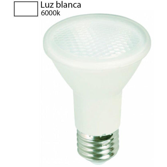 BOMBILLO LED PAR 20 E27 6W 85-265V 6000K