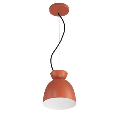 LAMP. COLGANTE VENTURE DOME ROJO 1L E26 60W