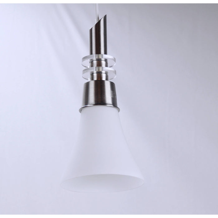 LAMP. COLGANTE BLANCO 1L E27 60W
