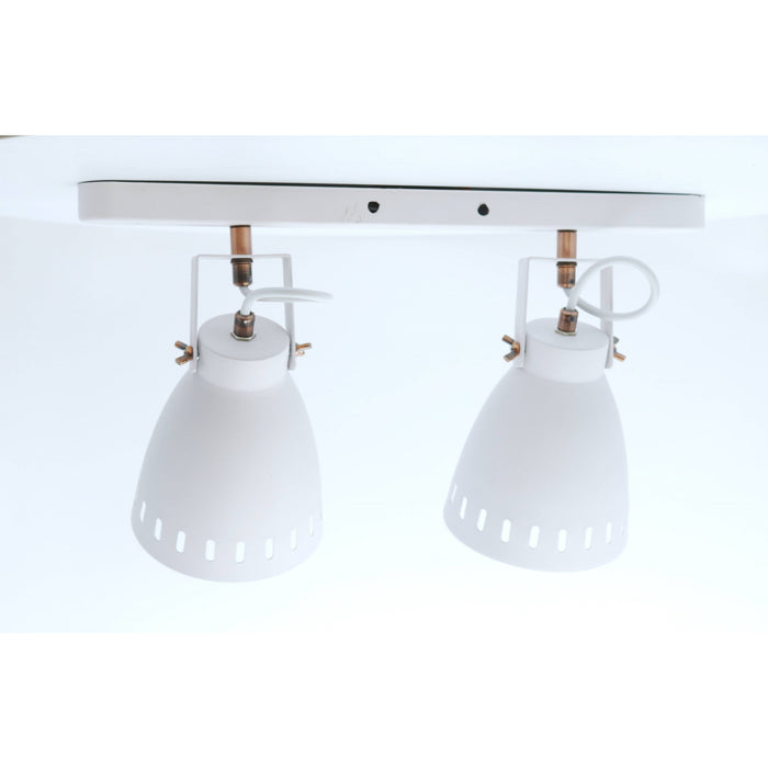 Lámpara Pared Reflectora Blanco 2L E27 60W