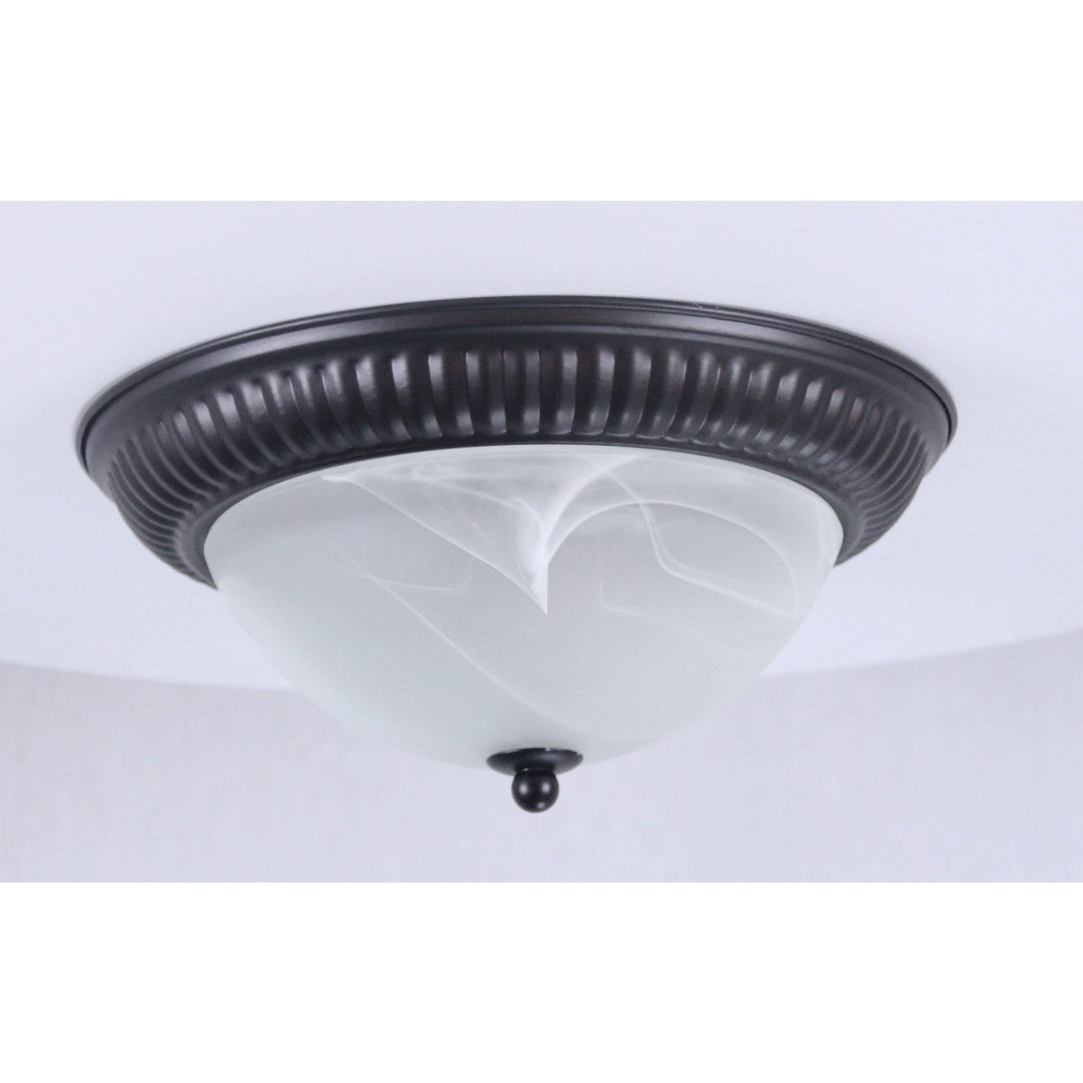 LAMP. TECHO CHOCOLATE 1L E27 60W (2 PIEZAS)