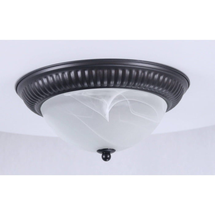 LAMP. TECHO CHOCOLATE 1L E27 60W (2 PIEZAS)