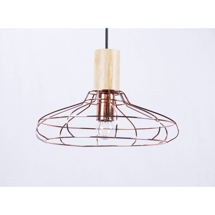 Lámpara Colgante Cobre 1L E27 40W