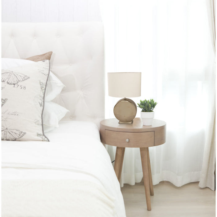 LAMP. MESA CROMO 1L E27 60W