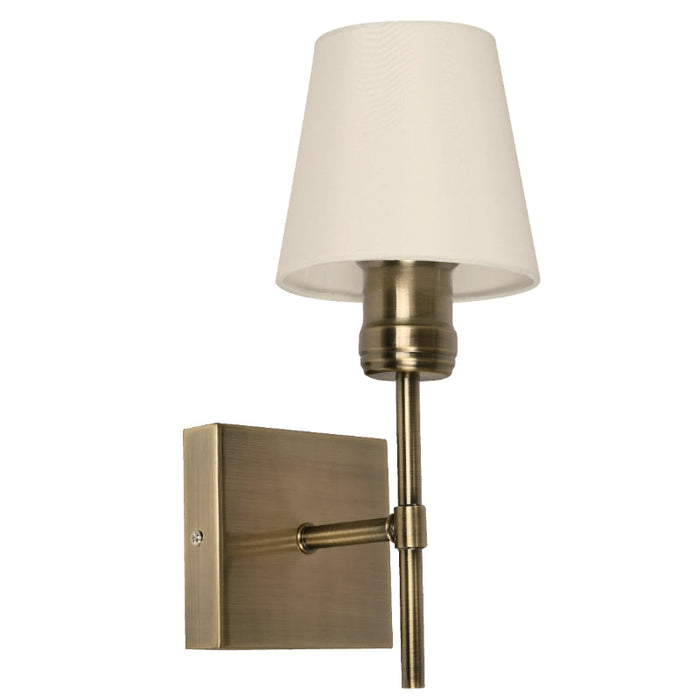 LAMP. PARED BRONCE ANTIGUO 1L E27 40W