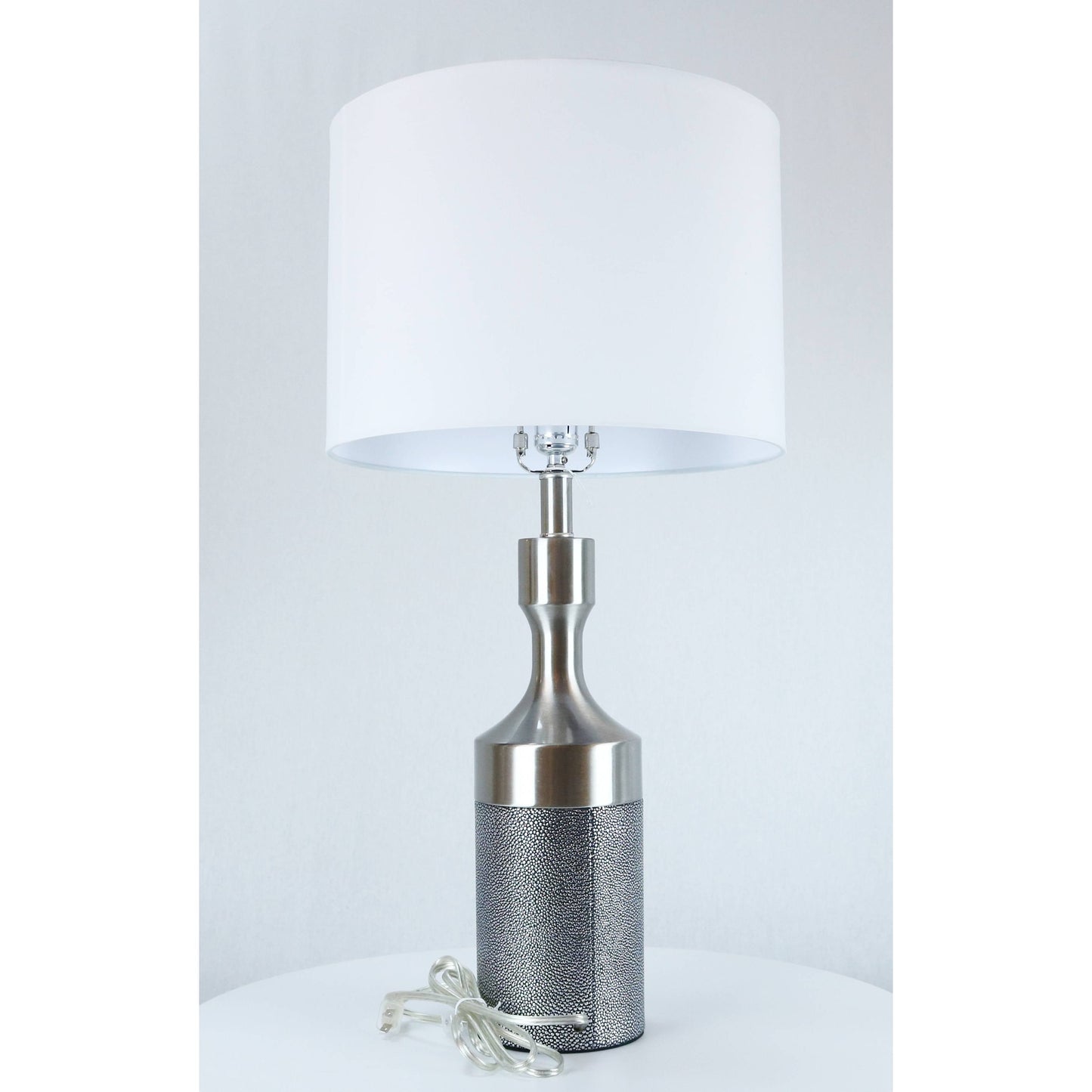 LAMP. MESA PLATEADO 1L E27 100W