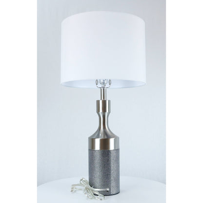 LAMP. MESA PLATEADO 1L E27 100W
