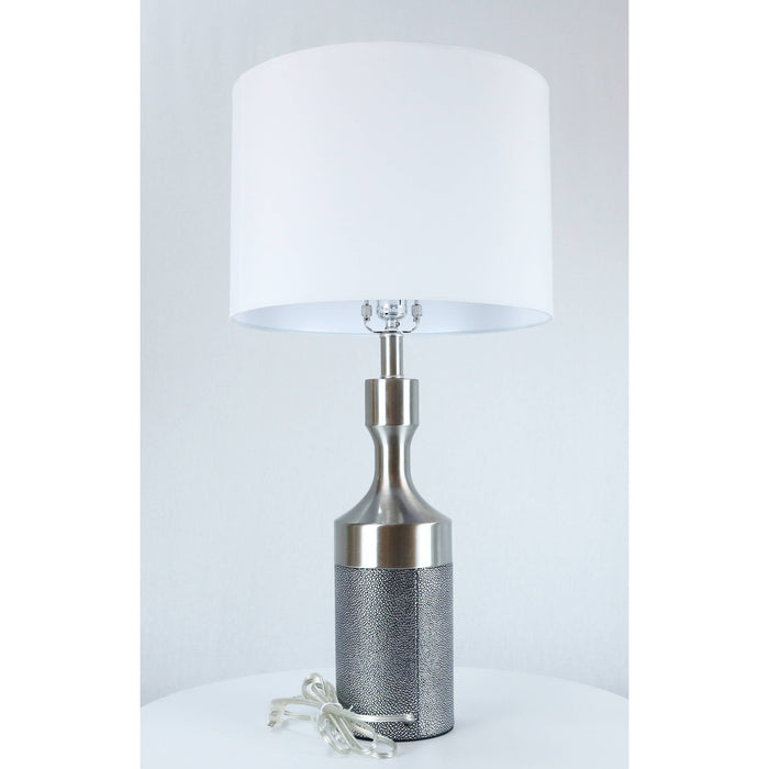 LAMP. MESA PLATEADO 1L E27 100W