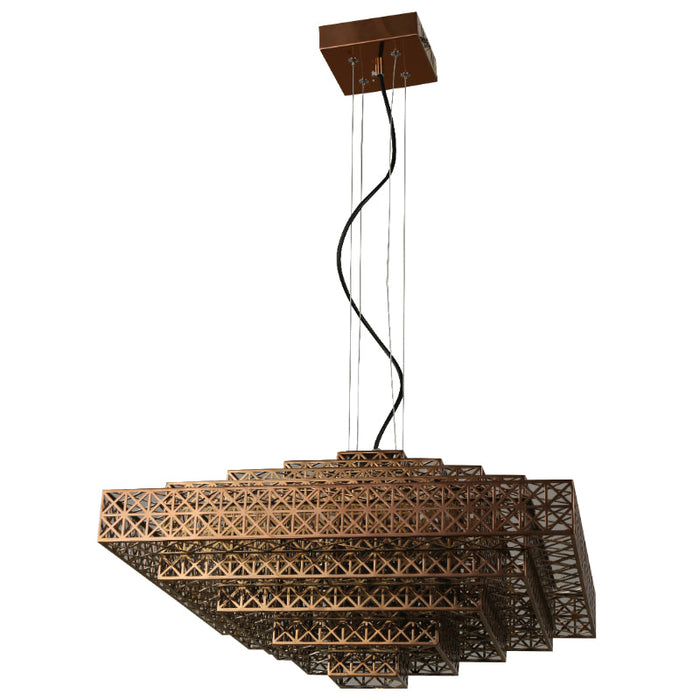 LAMP. TECHO DORADO 1L E27 60W